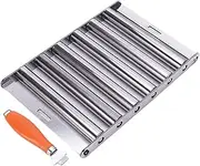 Kezvmhy Hot Dog Roller, Hot Dog Roller for Grilling - Hot Dog Roller Stainless Steel Hot Dog Grill - BBQ Tool, Sausage Roll Rack, Meatball Grill Rack, Removable for Evenly Cooked Hot Dogs
