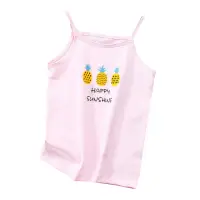 在飛比找momo購物網優惠-【Baby 童衣】任選 女童背心 素色細肩帶上衣 88705