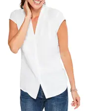 Nic+Zoe Cap Sleeve Day to Night Top