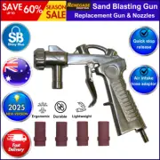 Sand Blaster Gun Abrasive Portable Sandblasting Grit Blasting Rust Sandblaster