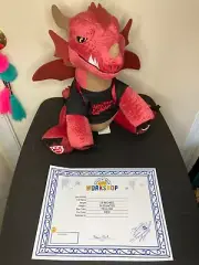 2023 Build-A-Bear Workshop Dungeons & Dragons Red Dragon Plush Set W/ Sound NWT