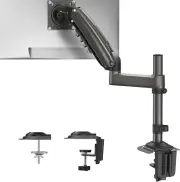 Single Monitor Arm, Adjustable Desk Mount for 13-34 Inch Screens, Holds 19.8Lb,