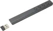 Presentation Clicker, Plug and Play Multifunctional Wireless Presenter Remote Control for School Computer (Black)