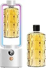 Aromatherapy Humidifier, Wall Mounted Diffuser, Bathroom Oil Diffuser, Adjustable Multi-Level Mist Mode, Cordless and Rechargeable Smart Timing and Scent Control, 16x5.8x3.8cm Yoga Room Toilet Hotel