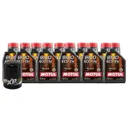 10L Motul 8100 ECO-LITE 5W20 Wix XP Filter Motor Oil Change Kit For Ford Lincoln