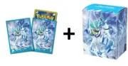 Japanese Pokemon Ice Rider Calyrex Sleeves & Deck Box COMBO SEALED!