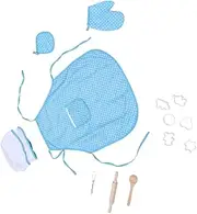 Apron Kitchen Costume Baking Toy Clothes Beautiful Kitchen Supplies Pretty Set Child