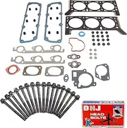 DNJ HGB1132 Cylinder Head Set with Head Bolt Kit for 2001-2004 for Chrysler Town & Country 3.8L 3778cc 231cid V6 OHV