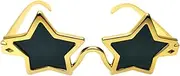 [WESIEVYA] Star Sunglasses for Men Fun Rave Glasses Party Accessory Lightweight Photo Booth Props