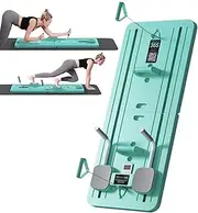 Portable Pilates Board - Multifunctional Exercise Board | Multi-Functional Automatic Rebound Ab Roller | Full-Body Workout Trainer With Automatic Rebound | Muscle Training System | Pilates Board