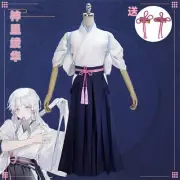Game Genshin Impact Kamisato Ayaka Kendo Uniform Kimono Women's Cosplay Costume