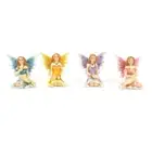 Shimmer Sitting Fairies, Set of Miniature Spring Fairies, Birthday/Get Well Gift