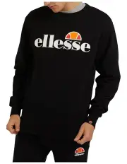 [Ellesse] Succiso Crew Sweat Top Black