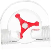 Computer Water Flow Meter Indicator 1/4 Inch Connector Red Easy Install
