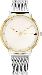 [Tommy Hilfiger] Pippa Stainless Steel Champagne Dial Women's Watch