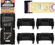 StealthMounts Universal Level Holder | Locking Level Mounts | 2 Pack | Fits All Brands | Made in the UK