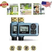 Adjustable Water Timer with Child Lock & Rain Delay for Garden Hose Control