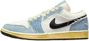 [Nike] Air Jordan 1 Low Men's Ashen Slate/Black-Pale Ivory FN7670-493 11.5