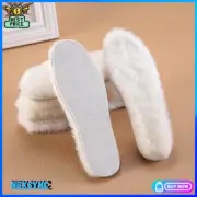 1 Pairs Genuine Sheepskin Wool Pads Winter Thick Insoles Shoe inserts For Boots