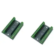 2pcs Arduino Nano Screw Terminal Shield Breakout Board Expansion Adapter USA