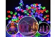 300 LED Solar Powered String Christmas Party Indoor Outdoor Lights - White/RGB