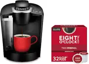 K-Classic Single Serve Coffee Maker with Eight O'Clock the Original Medium Roast