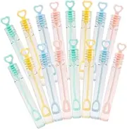ERINGOGO 48pcs Bubble Wand Safe Bubble Blowing for Outdoor Fun for Parties and Celebrations with Ease Random Color