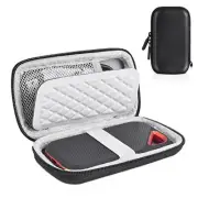 External Hard Drive Case for Sandisk Portable Carrying Case Hard EVA SSD 1TB ...