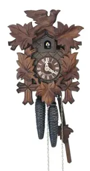 Cuckoo Clock Five Leaves, Bird SC 8T 90/9 NEW