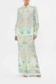 BUTTON THROUGH BLOUSON SLEEVE BLOUSE DREAMING IN DUTCH