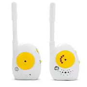 Wireless Audio Baby Monitor One-way Communication Max. 100m Transmission Range Crying Activated With Indicator Lights Battery Powered Yellow