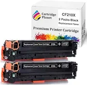 Cartridge Planet 2 Pack Black Compatible Toner Cartridge for HP 131X CF210X (2,400 Pages) for HP Laserjet Pro 200 Colour M251nw M276n M276nw