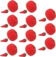 Homoyoyo 10Pcs Tomato Pin Cushion Holder Sewing Tool for Embroidery Cross Stitch Quilting Present for Beginners and Craft Enthusiasts