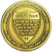 Airman's Psalm Challenge Coin