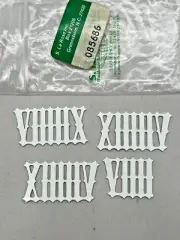 NOS Cuckoo Clock Numeral Set / Size - 20 mm Plastic - White (CH4-085686)
