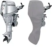 Oceansouth Outboard Motor Full Cover Compatible with Honda (Compatible with Honda 3CYL 552cc BF25 BF30 Full Cover (S) 15in/431mm Leg (2002>), Outboard Motor Full Cover Compatible with Honda)