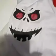 Ghost Costume Kids Halloween Cosplay Robe with Glow in the Dark Hood Chain Belt