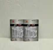 2 Zero Friction ZF Tour 3 Prong White Golf Tees 1 3/4" - ZT1020 - 20 Tees