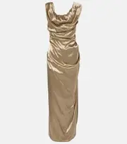 [Vivienne Westwood] Vivienne Westwood Ginnie pencil dress AU 6 gold