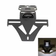 Adjustable Angle License Number Plate Light Frame Holder Bracket For R1 FZ6 MT07