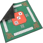 MUSISALY Elegant Mahjong Table Mats Skid-Resistant Soundproofing Green 1pc Enhance Your Game Experience