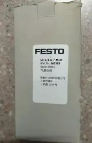 New FESTO LR-1/4-D-7-MINI (162583) Pressure Regulator