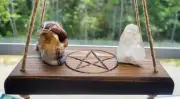 Pentacle Crystal Cleansing Shelf