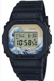 G SHOCK Katsushika Hokusai Kanagawa Oki Namuraura DW 5600KHK24 1JR