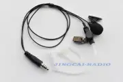 Tactical Lavalier Lapel Clip Mic Acoustic Tube Earpiece NATO Plug for Radio CS
