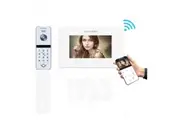 Eyevision Intercom Intelli Series 7" Monitor with Keypad(White) & Swipe Tag Outdoor Station (Free Smartphone APP)