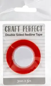 4 Pack Tonic Studios Double-Sided Redline Tape 3mmx5m9734E