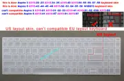 Keyboard Skin Cover for Acer Aspire 3 A315-42-54-55-56 Aspire 5 A515-43-52-54-55