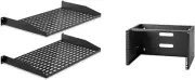 6U Wall Mount Network Rack - 14 Inch Deep (Low Profile) - 19" Black (WALLMOUNT6)