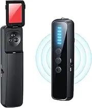 CoolMouse Hidden Camera Detectors, Spy Camera Detectors, Hidden Device Finder for Hotels Car Office Home Travel Meetingroom, Portable Mini Design, 5 Levels Sensitivity 4 Modes, 25H Working Time